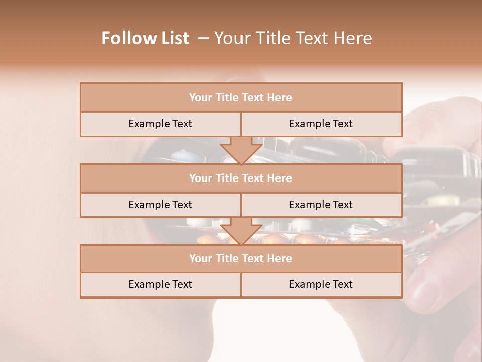 Pain Smiling Tablets PowerPoint Template