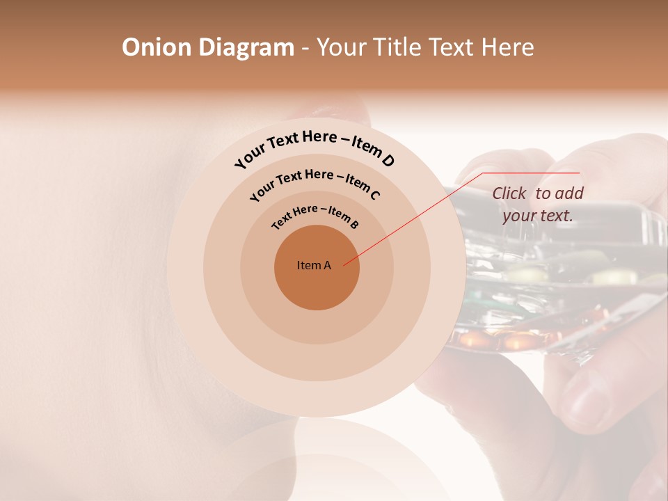 Pain Smiling Tablets PowerPoint Template