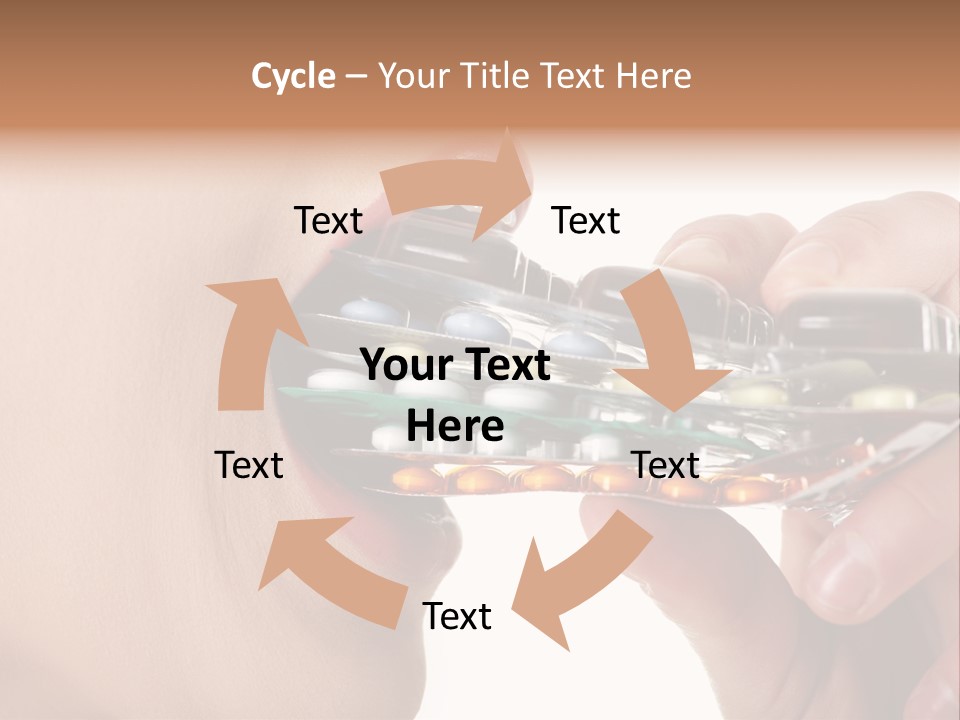 Pain Smiling Tablets PowerPoint Template