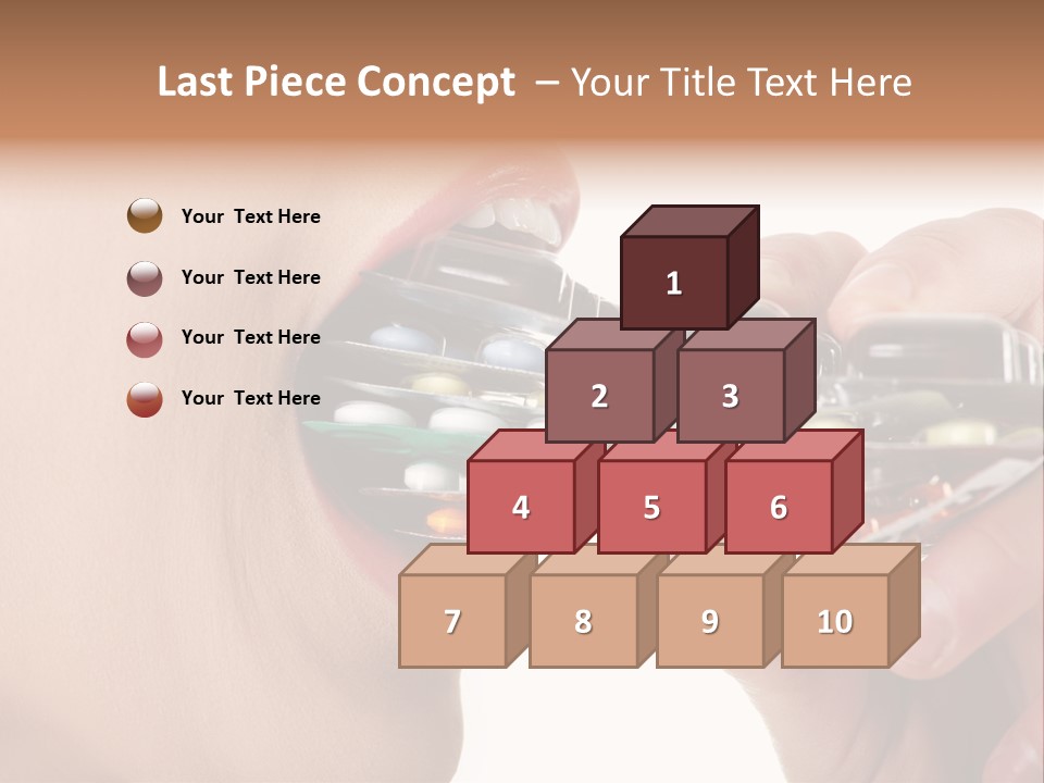 Pain Smiling Tablets PowerPoint Template