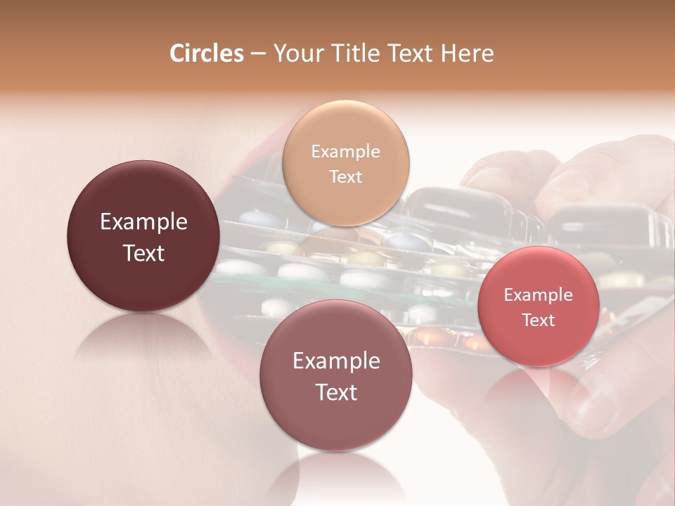 Pain Smiling Tablets PowerPoint Template