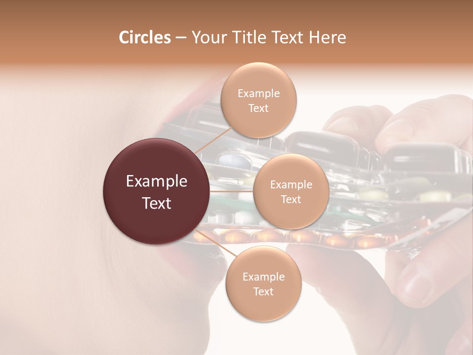 Pain Smiling Tablets PowerPoint Template