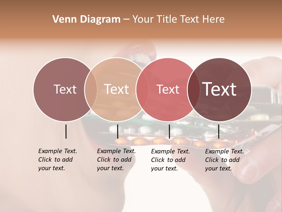 Pain Smiling Tablets PowerPoint Template