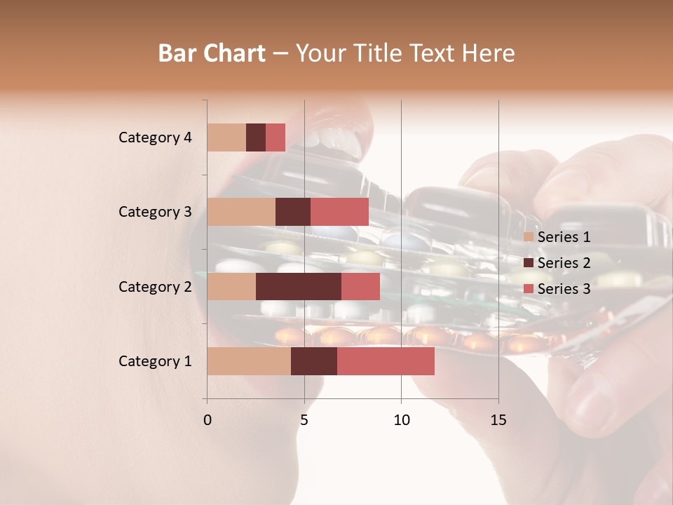 Pain Smiling Tablets PowerPoint Template