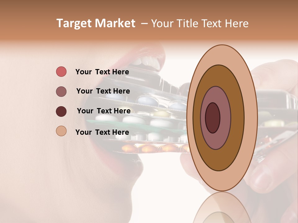 Pain Smiling Tablets PowerPoint Template