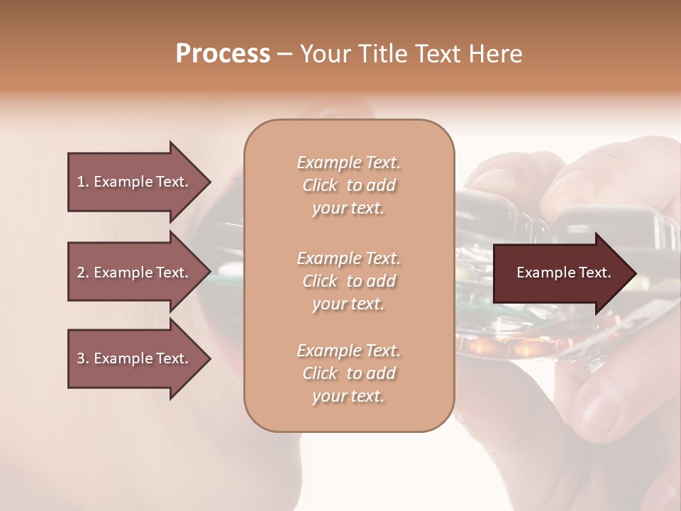 Pain Smiling Tablets PowerPoint Template