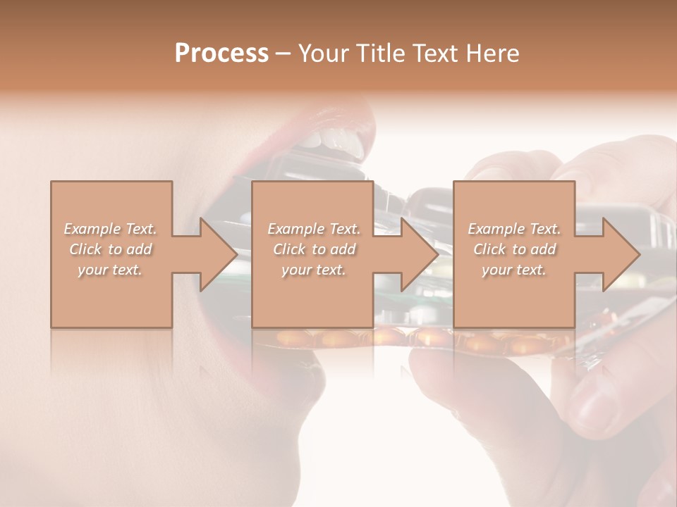 Pain Smiling Tablets PowerPoint Template