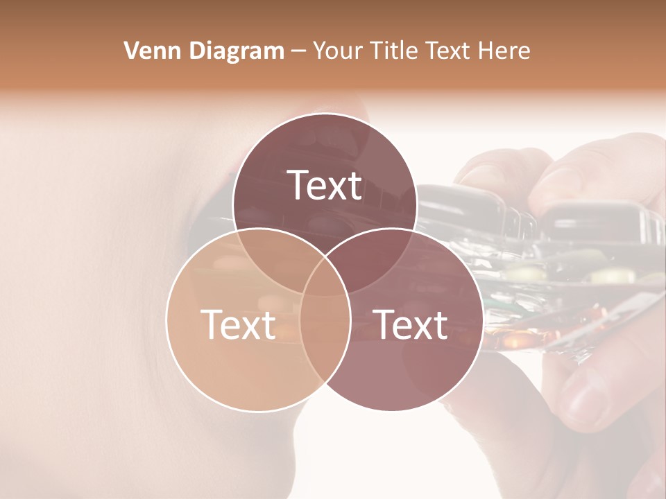 Pain Smiling Tablets PowerPoint Template