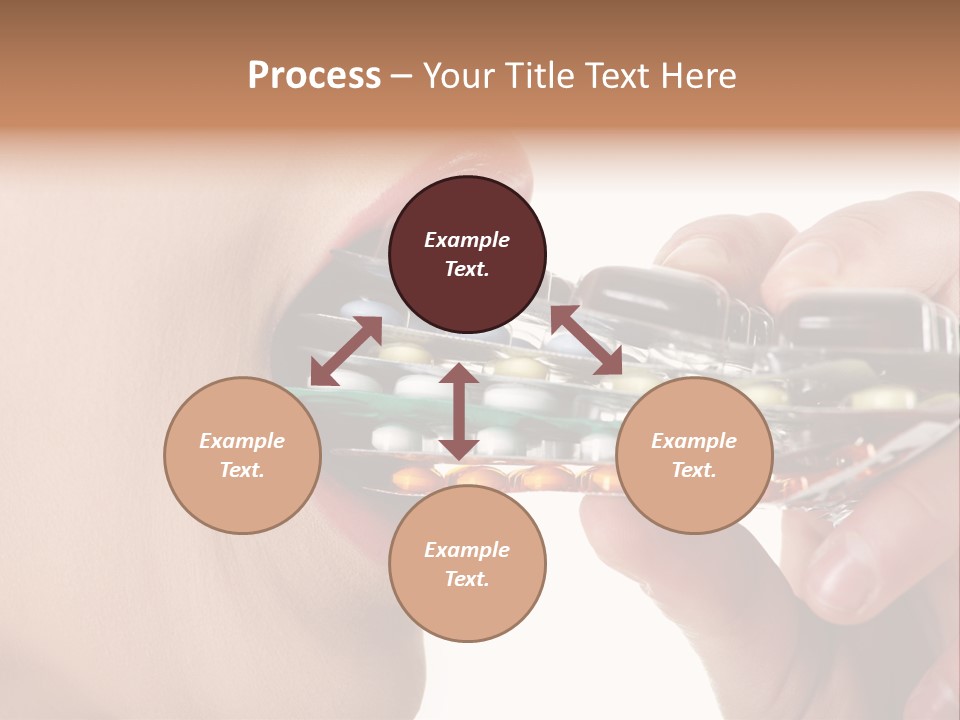 Pain Smiling Tablets PowerPoint Template