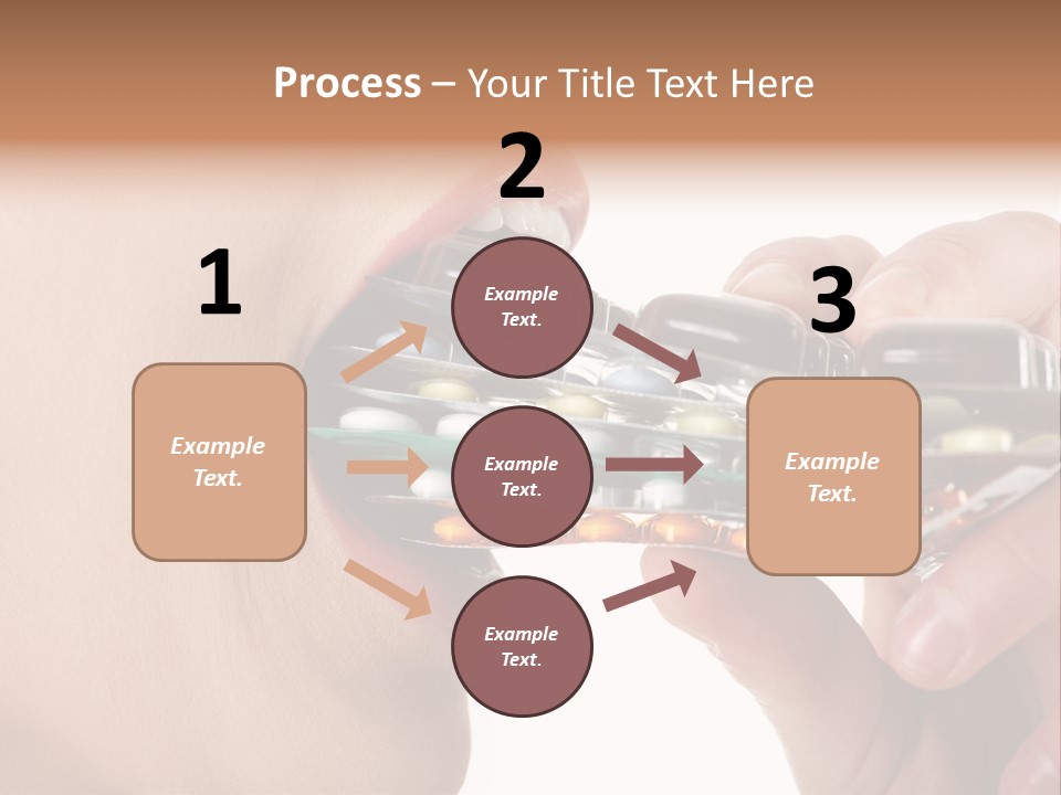 Pain Smiling Tablets PowerPoint Template