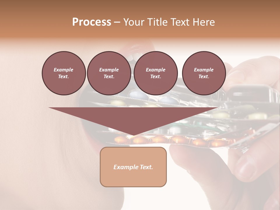 Pain Smiling Tablets PowerPoint Template