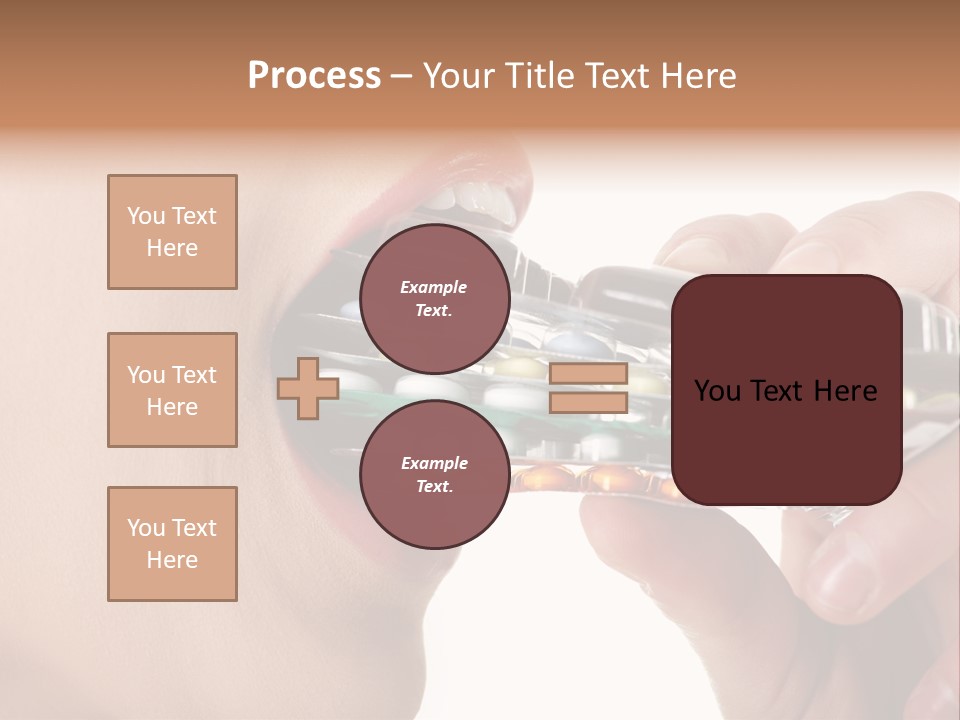 Pain Smiling Tablets PowerPoint Template