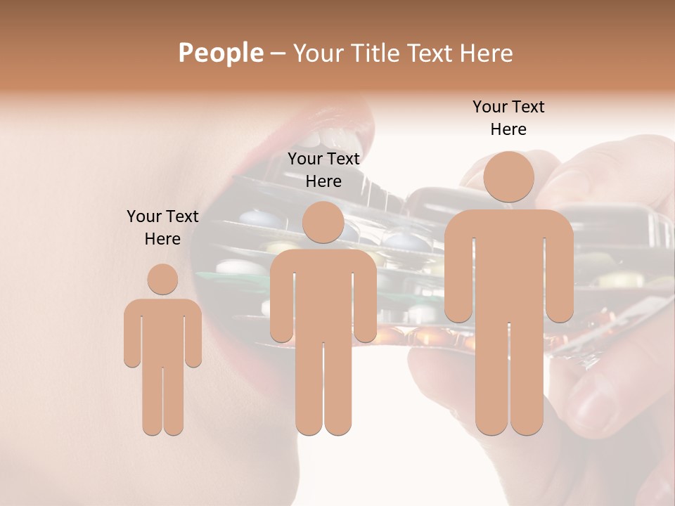 Pain Smiling Tablets PowerPoint Template