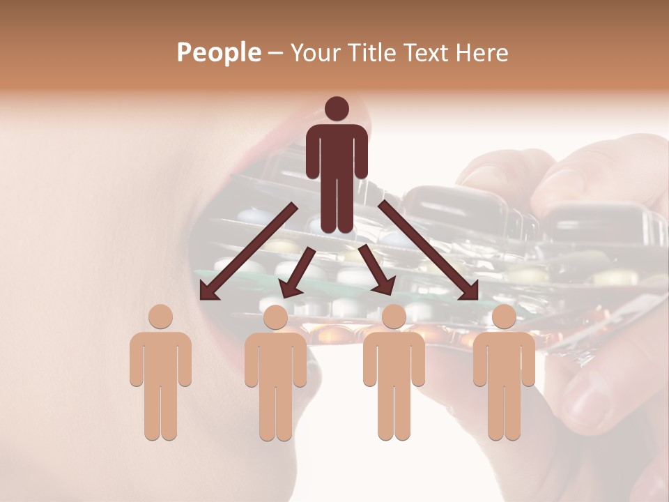 Pain Smiling Tablets PowerPoint Template