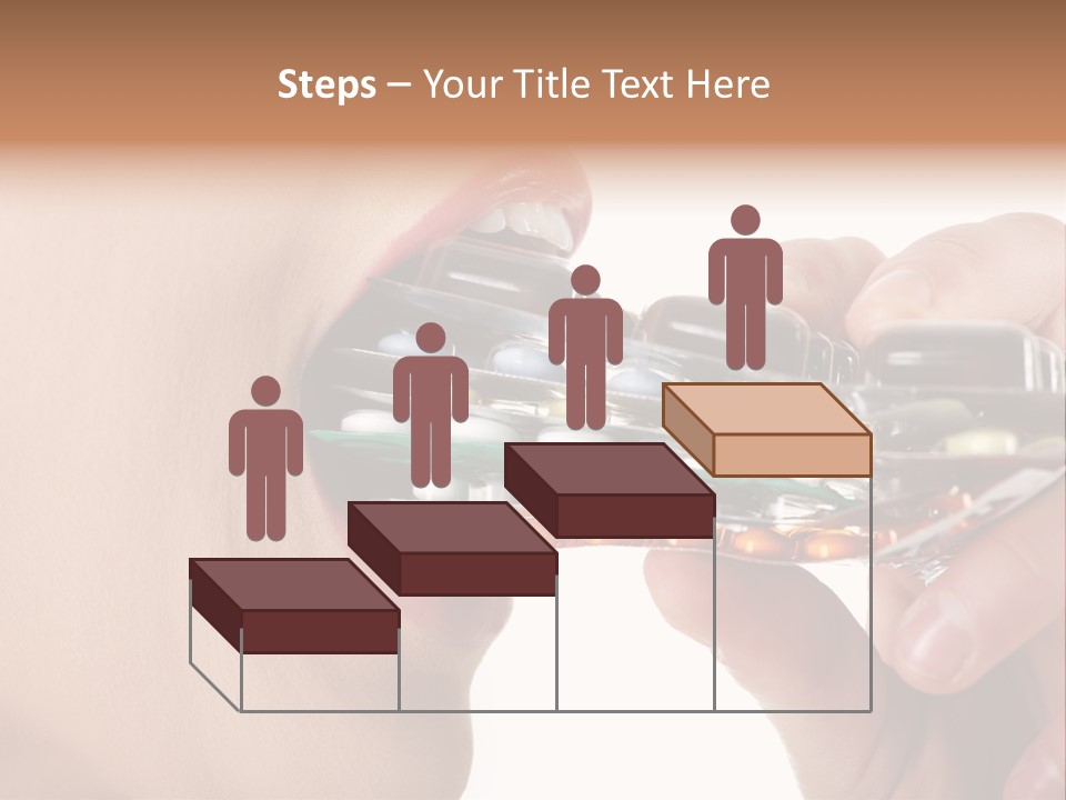 Pain Smiling Tablets PowerPoint Template