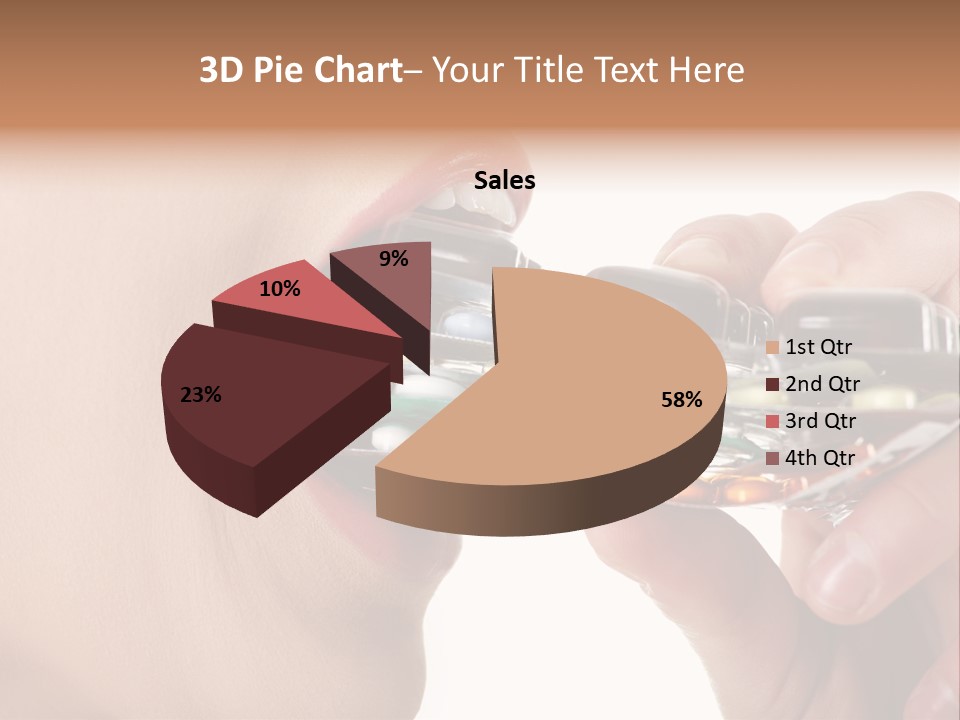 Pain Smiling Tablets PowerPoint Template