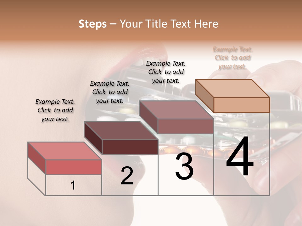 Pain Smiling Tablets PowerPoint Template