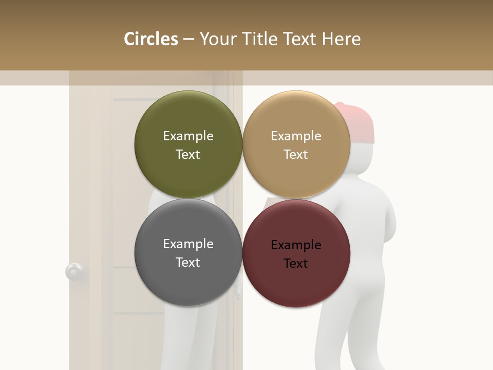 Card Board Packet Parcel PowerPoint Template