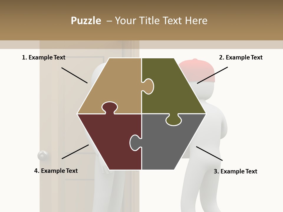 Card Board Packet Parcel PowerPoint Template