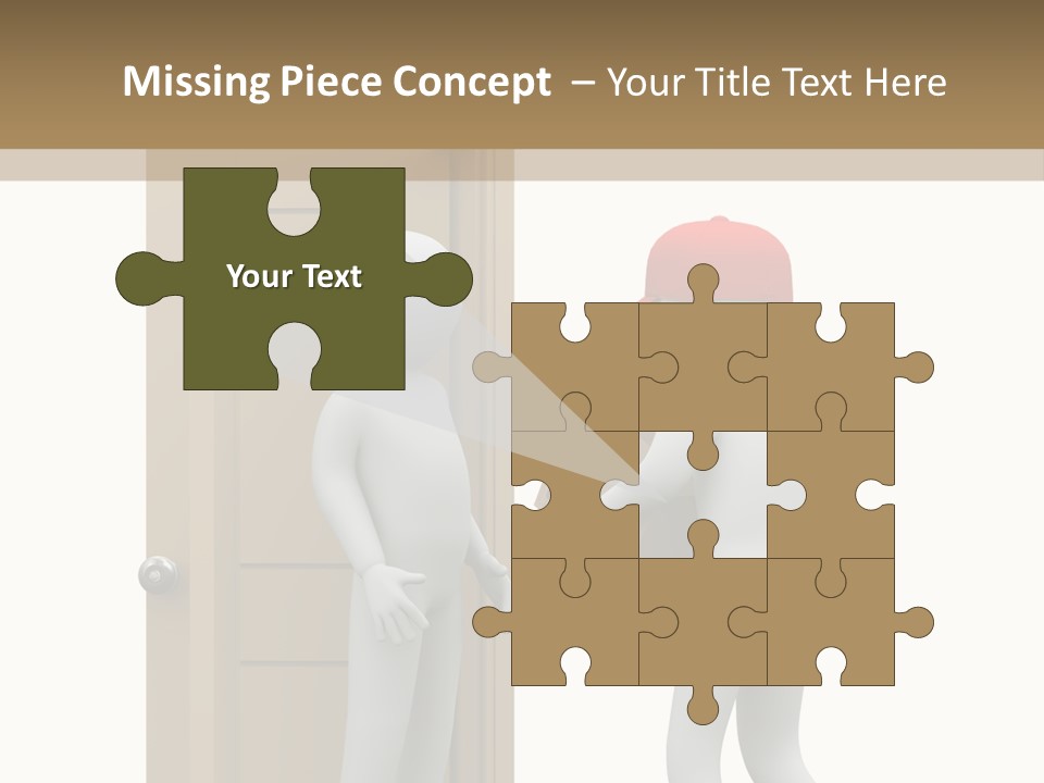 Card Board Packet Parcel PowerPoint Template