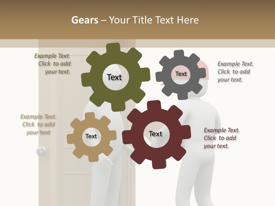 Card Board Packet Parcel PowerPoint Template