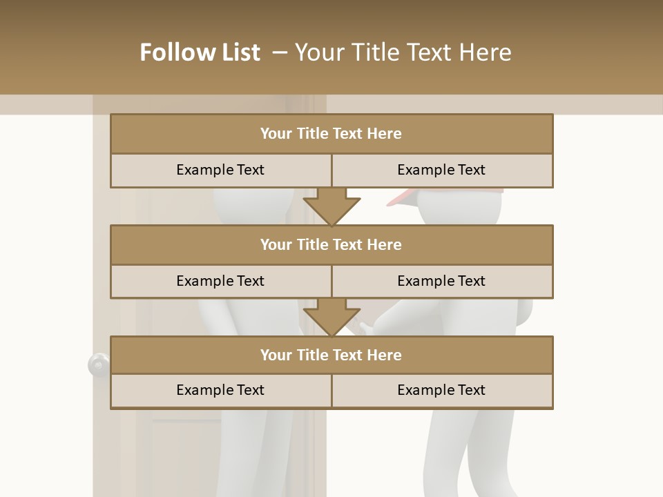 Card Board Packet Parcel PowerPoint Template