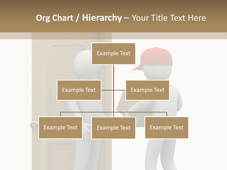 Card Board Packet Parcel PowerPoint Template