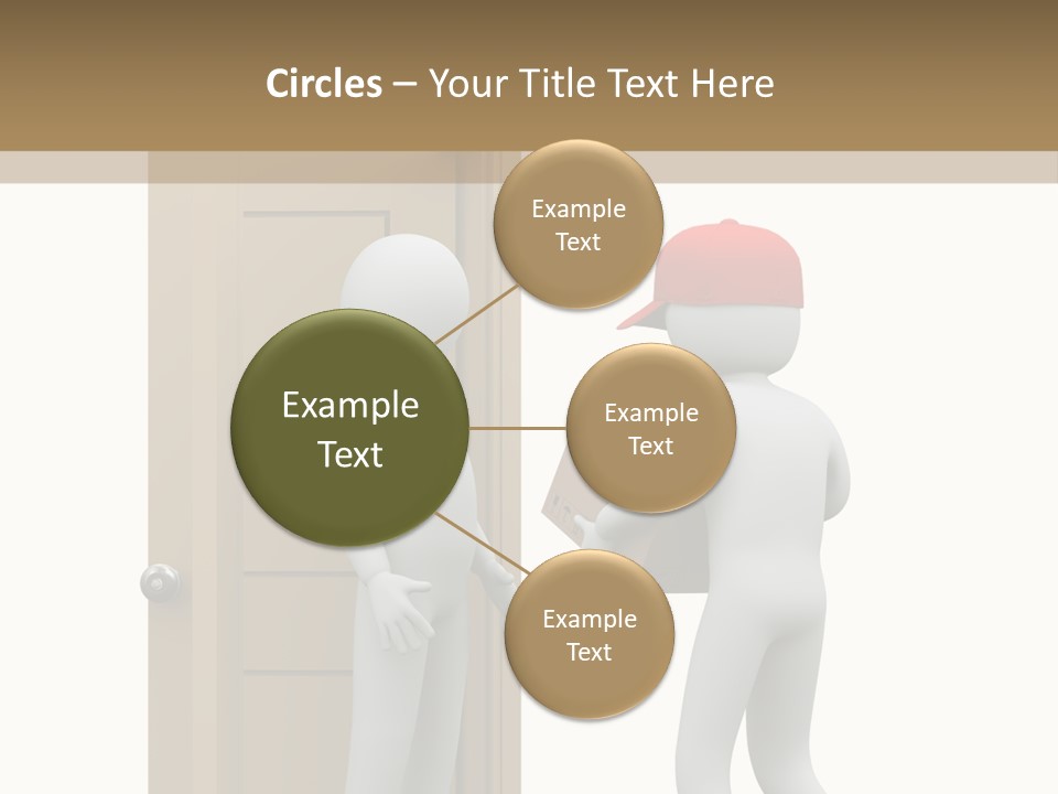 Card Board Packet Parcel PowerPoint Template