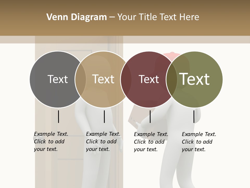 Card Board Packet Parcel PowerPoint Template