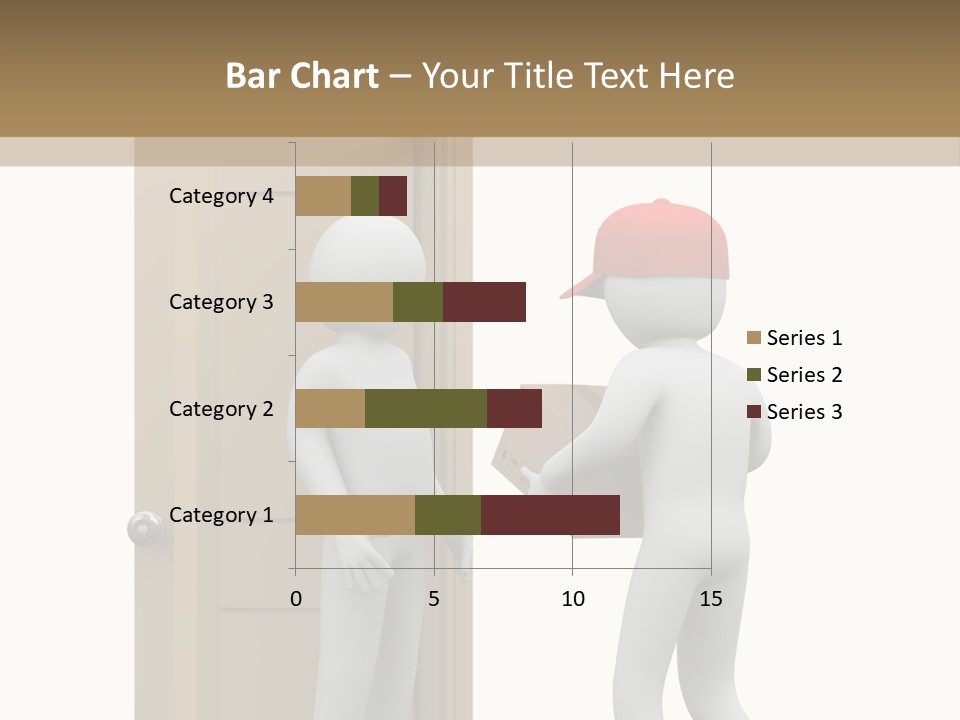 Card Board Packet Parcel PowerPoint Template