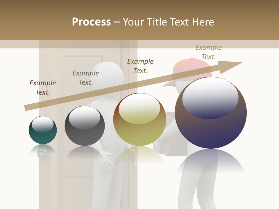 Card Board Packet Parcel PowerPoint Template