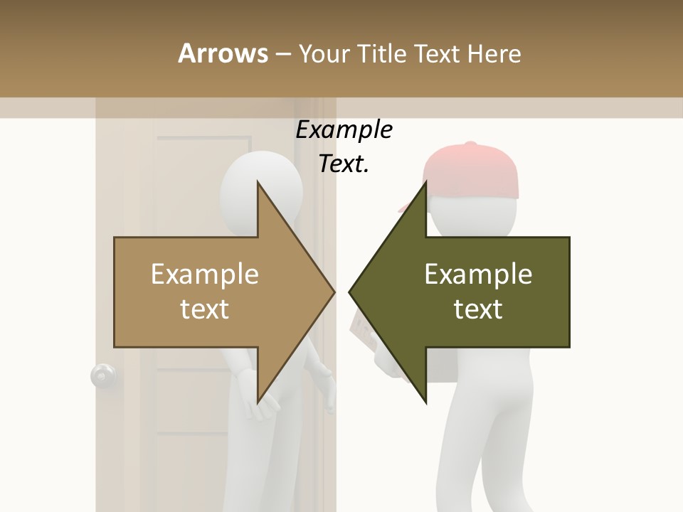Card Board Packet Parcel PowerPoint Template