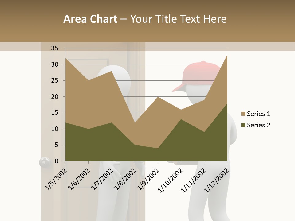 Card Board Packet Parcel PowerPoint Template