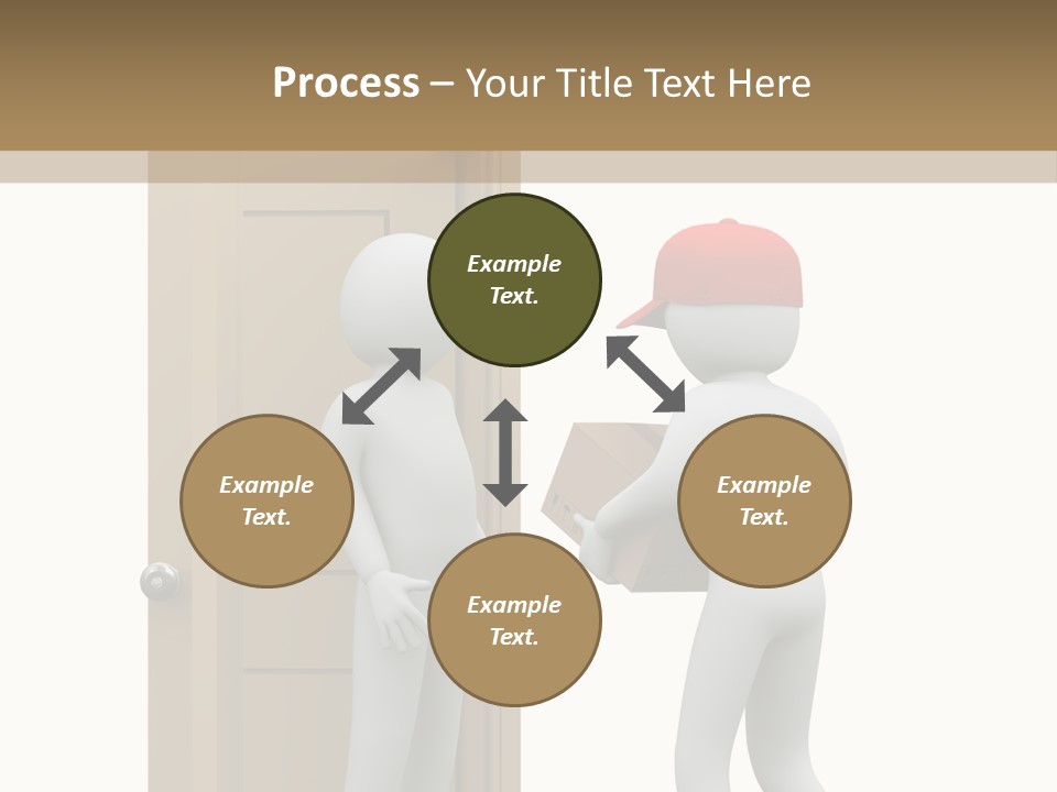 Card Board Packet Parcel PowerPoint Template