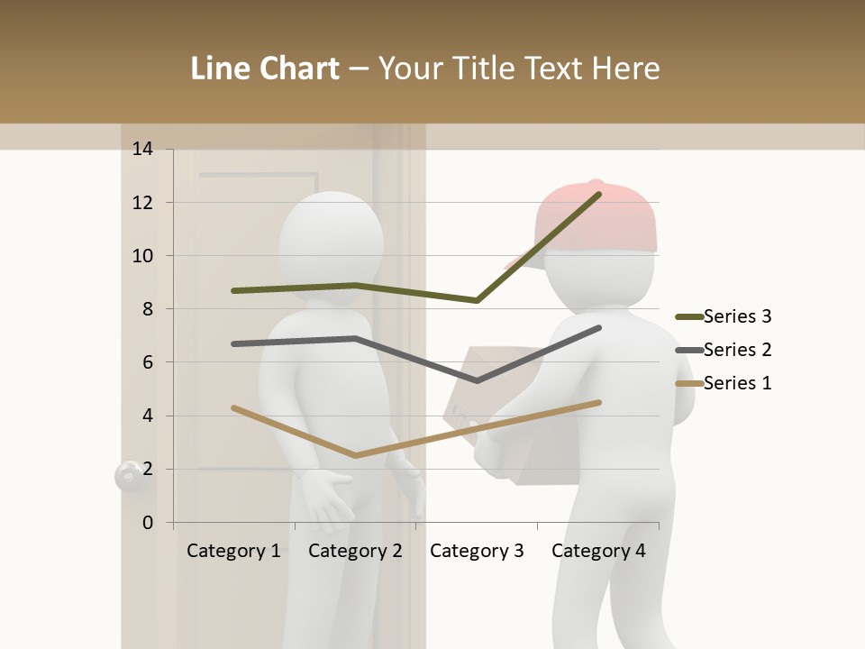 Card Board Packet Parcel PowerPoint Template
