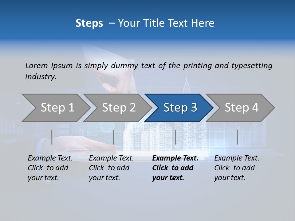 Business Corporate Air PowerPoint Template