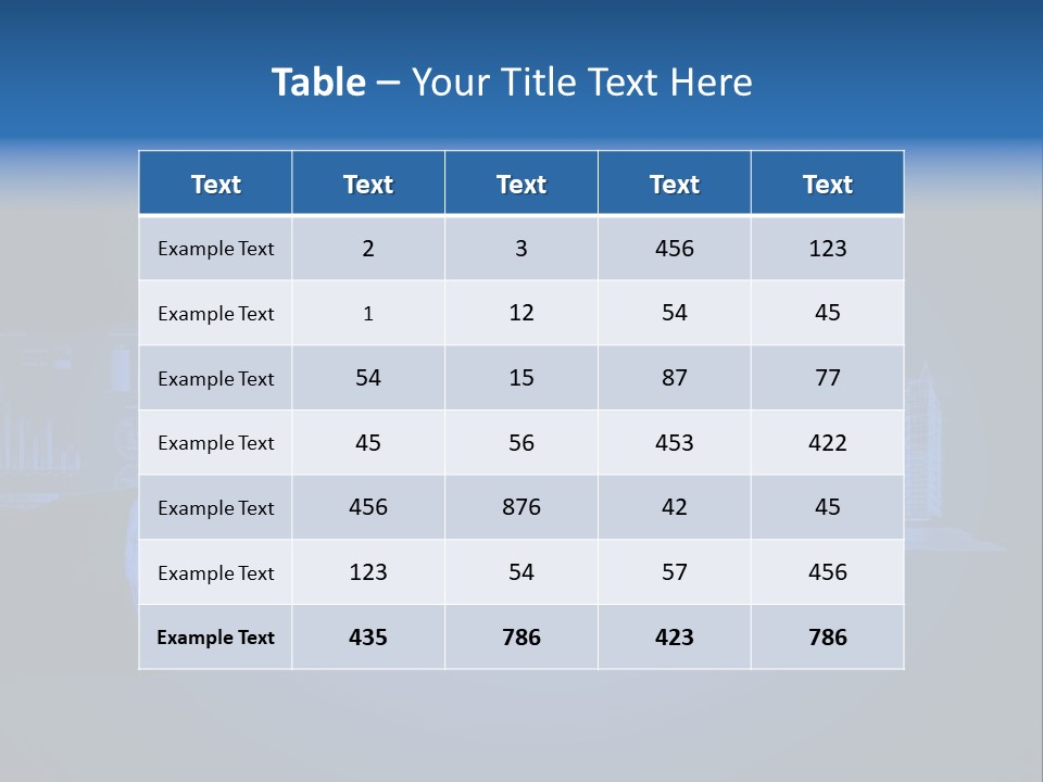 Business Corporate Air PowerPoint Template