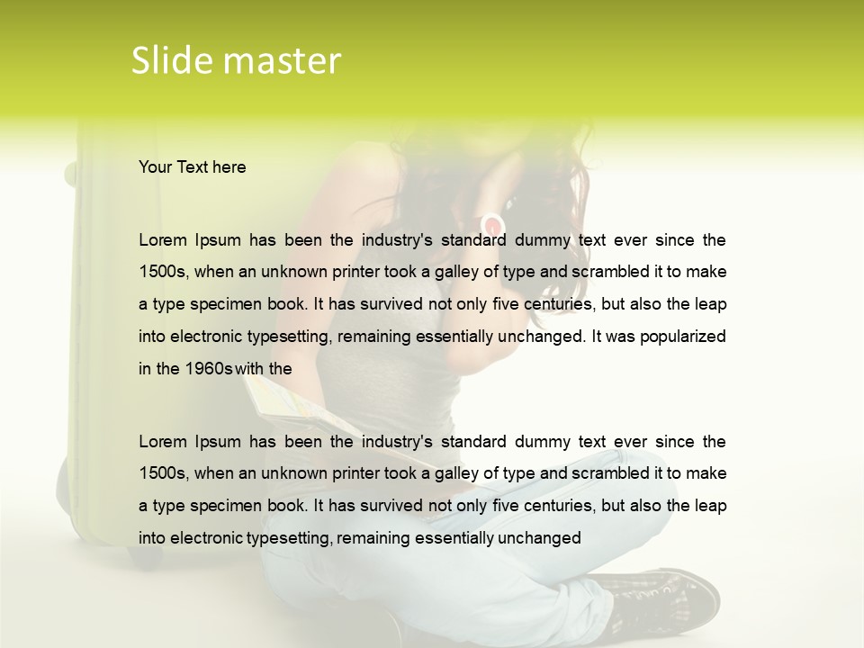 Travel Trip Red PowerPoint Template