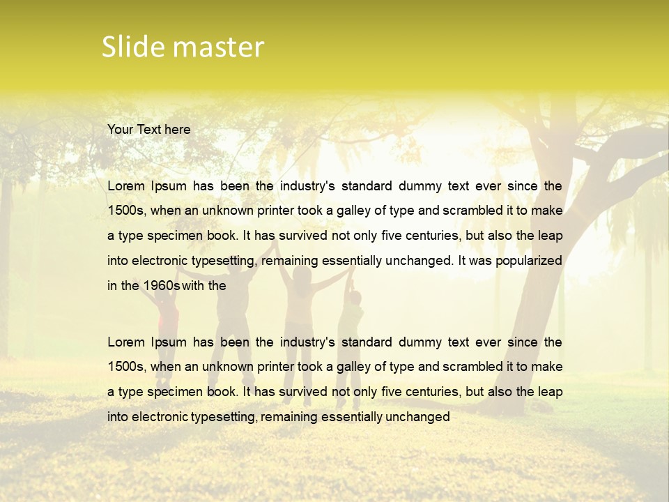 Lifestyle Recreation Success PowerPoint Template