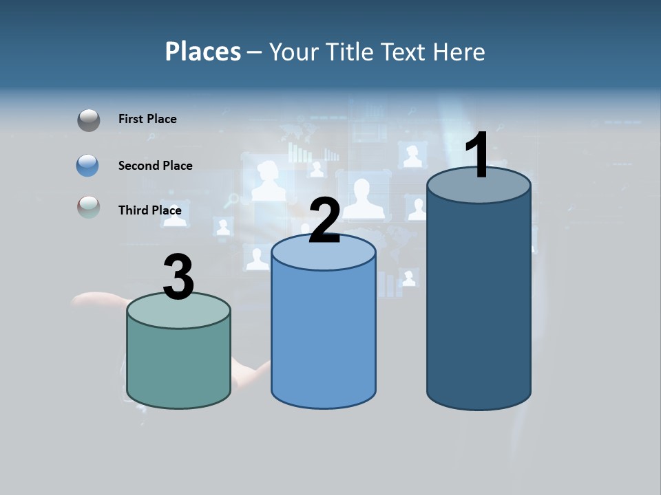 Screen Touch Computer PowerPoint Template