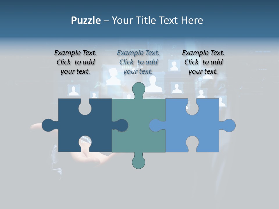 Screen Touch Computer PowerPoint Template
