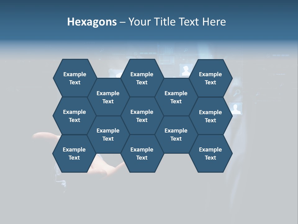 Screen Touch Computer PowerPoint Template