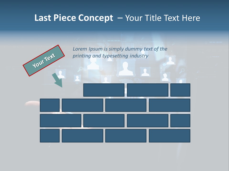 Screen Touch Computer PowerPoint Template