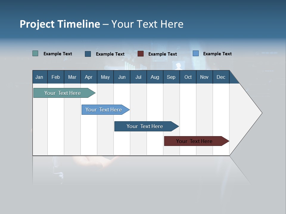 Screen Touch Computer PowerPoint Template