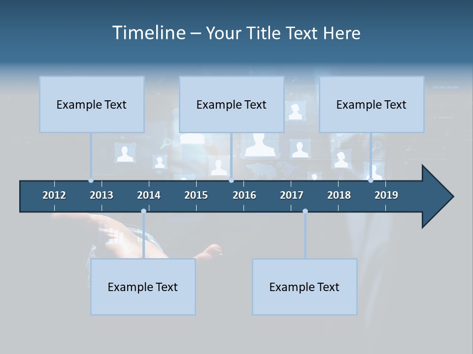 Screen Touch Computer PowerPoint Template