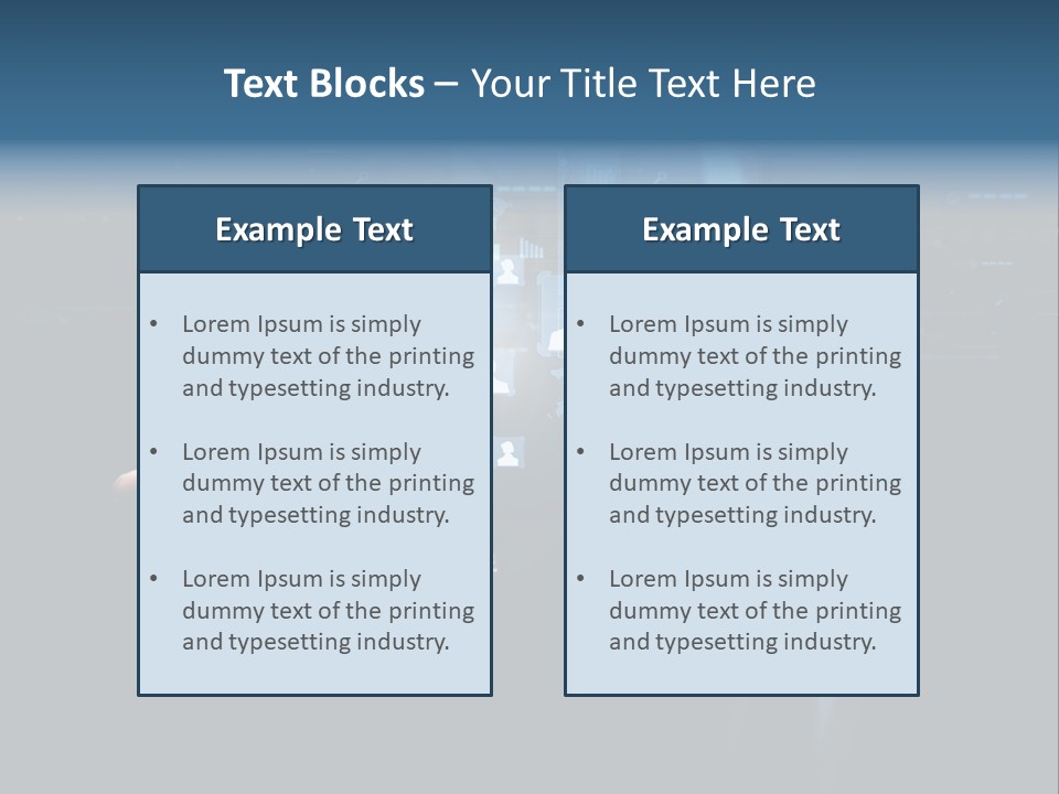 Screen Touch Computer PowerPoint Template