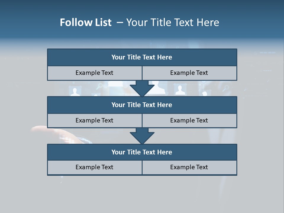 Screen Touch Computer PowerPoint Template