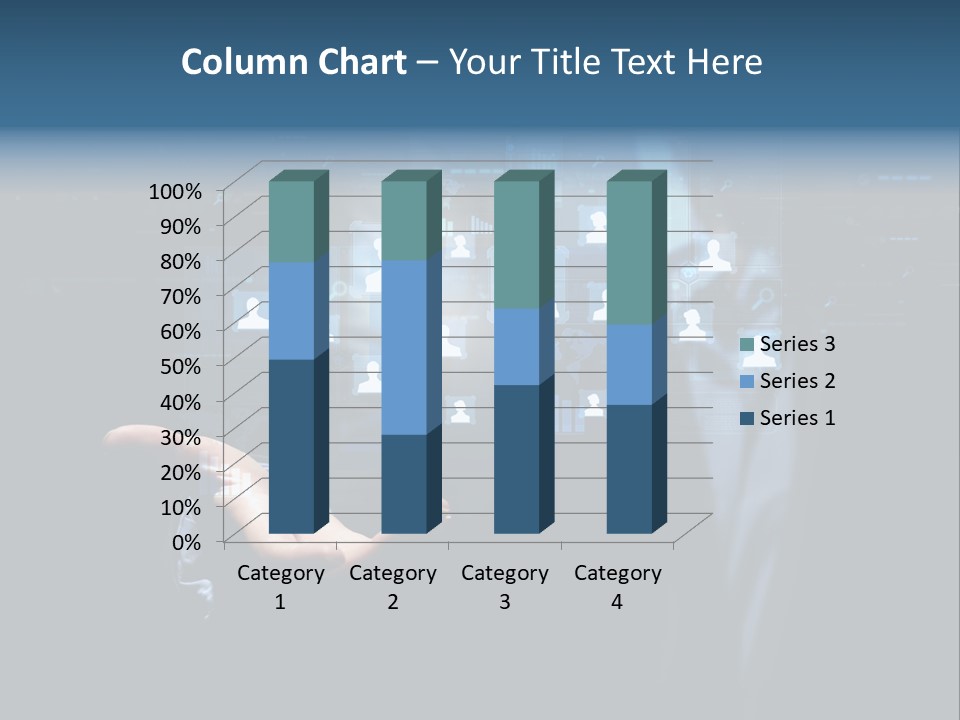 Screen Touch Computer PowerPoint Template