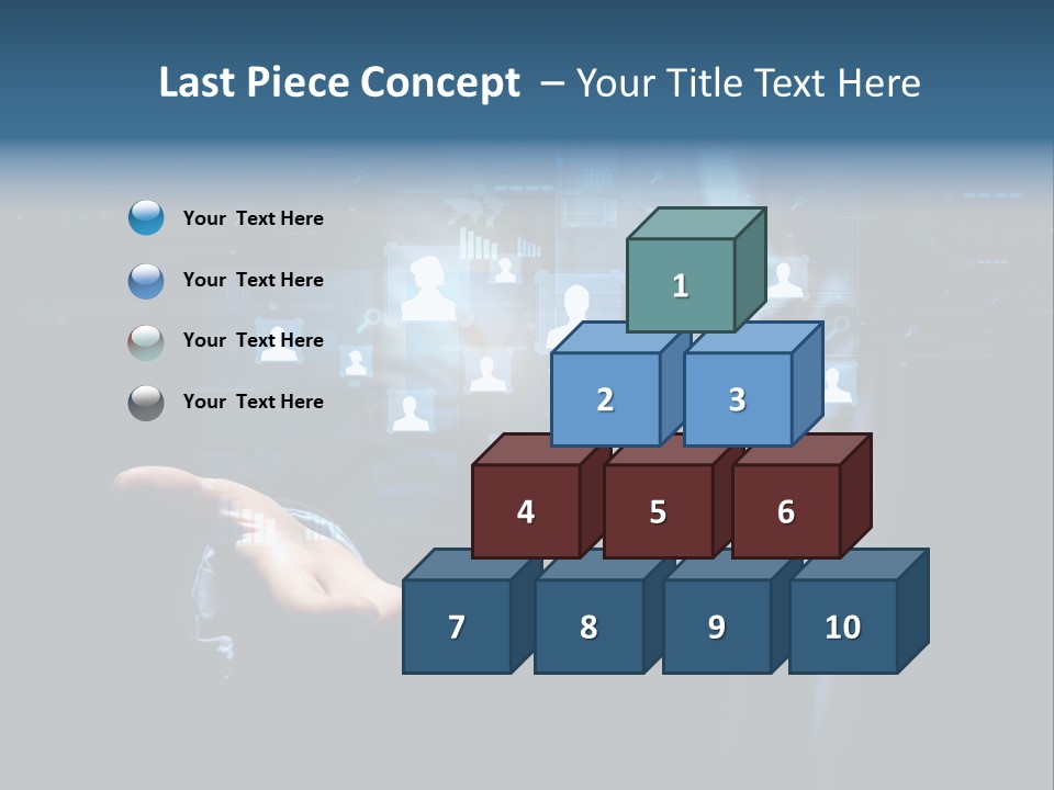 Screen Touch Computer PowerPoint Template