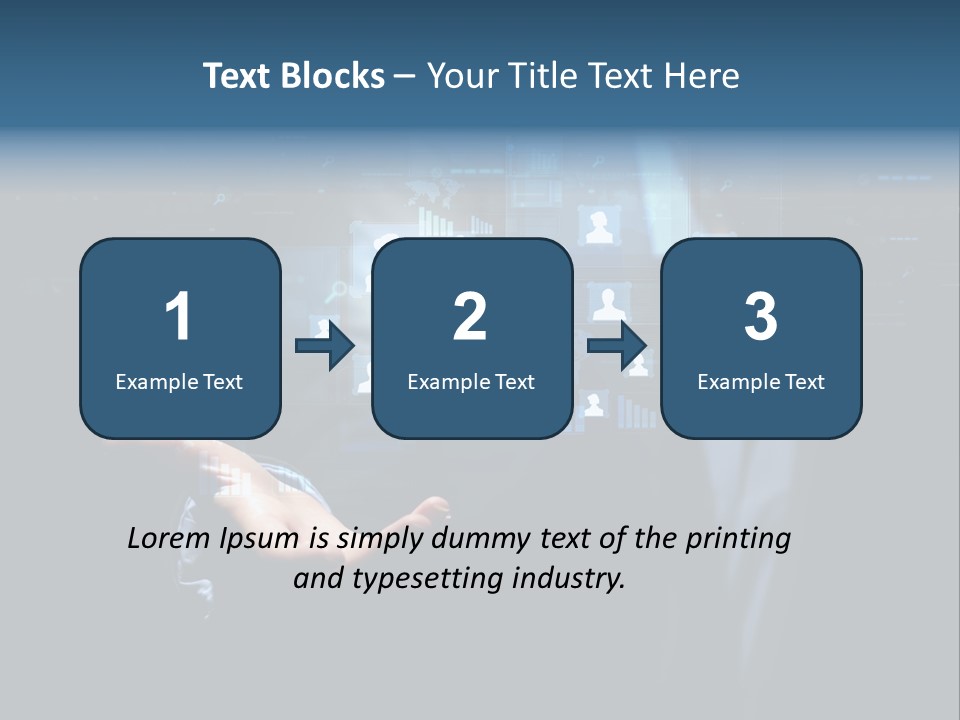 Screen Touch Computer PowerPoint Template
